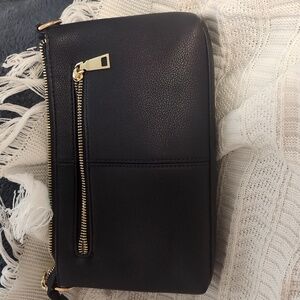 Bostanten Navy Blue Crossbody Bag - Stylish - Functional - Vegan Leather - EUC